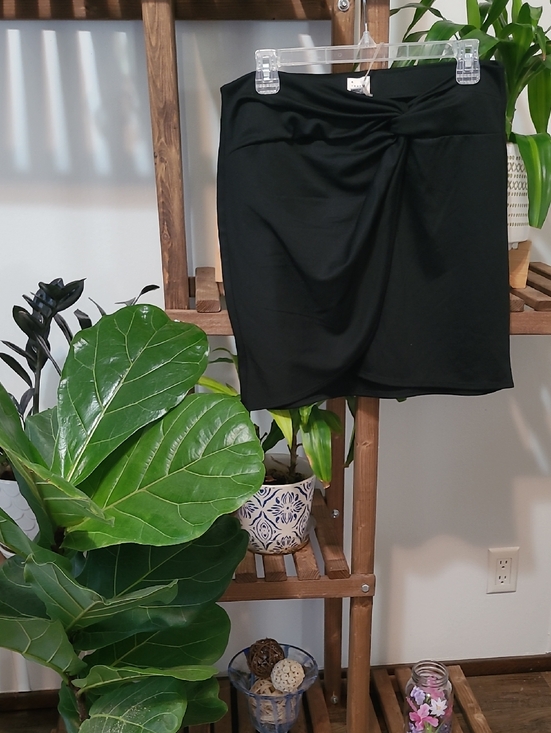 a new day Dresses & Skirts - A New Day Knot Front Wrap Mini Skirt